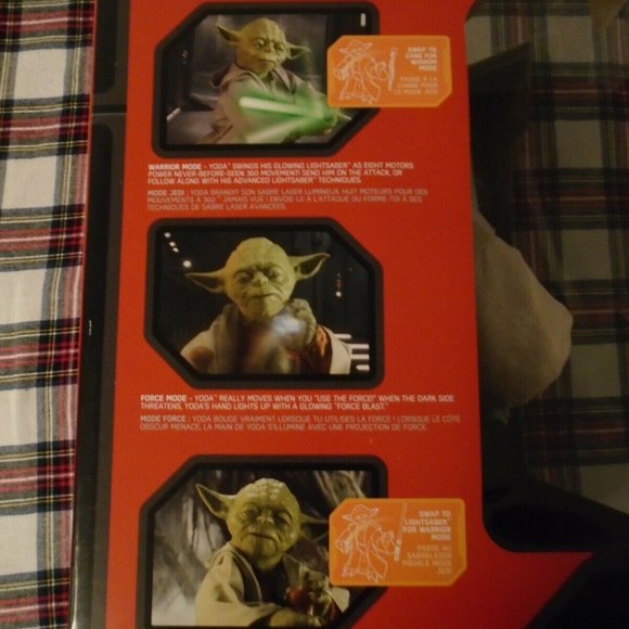 STAR WARS, LEGENDARY YODA, VOICE/ANIMATED ACTION/INTERACTIVE FIGURE. BATTERY OPR - Picture 8 of 8